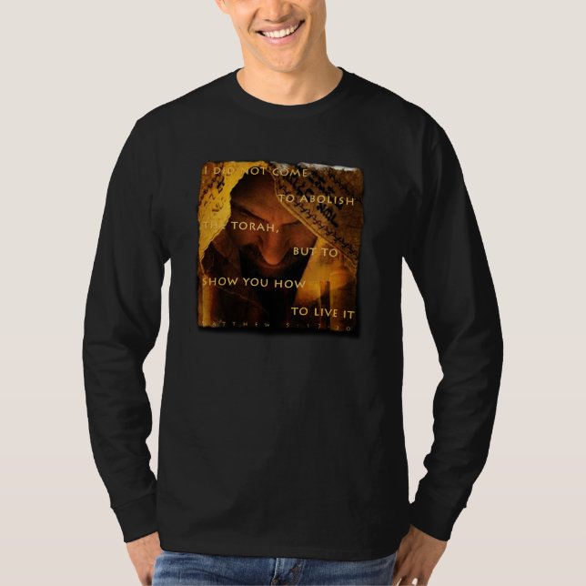 Jag kom inte att avskaffa torah tee shirt (Framsida)