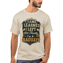 Jag kom, jag lärde mig, jag Lämnat och slutligen ä