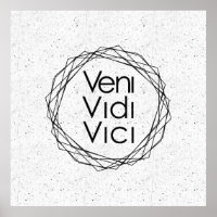 Jag kom, jag såg, jag erövrade "Veni, Vidi, Vici"