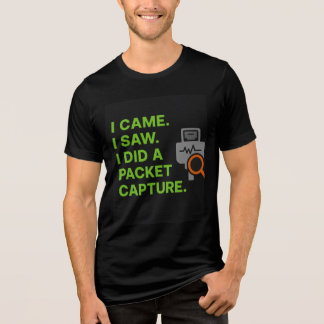 Jag kom, jag såg, jag gjorde en paketinfångst t shirt