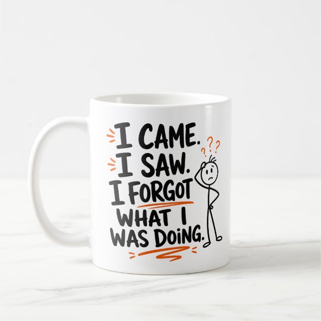 Jag kom, jag såg, jag glömde kaffemugg (Vänster)