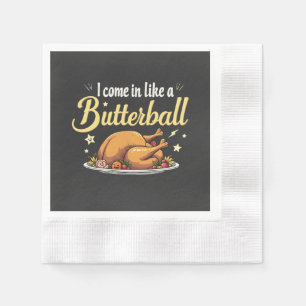 Jag Kom som en Butterball-Thanksgiving i Turkiet Pappersservett