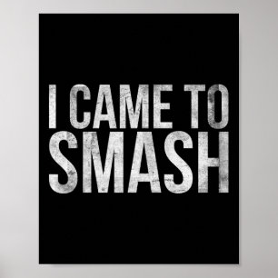 Jag kom till badminton Player eller Badminton Poster