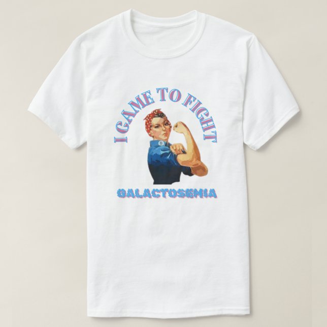 JAG KOM TILL KAMP/ GALACTOSEMIA/ UNISEX T SHIRT (Design framsida)