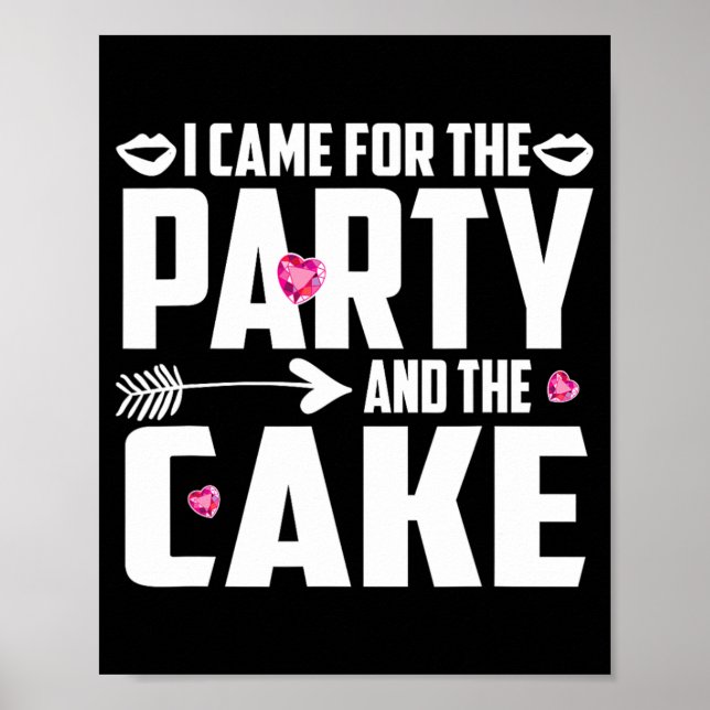 Jag kom till Party och kummeln Poster (Framsidan)