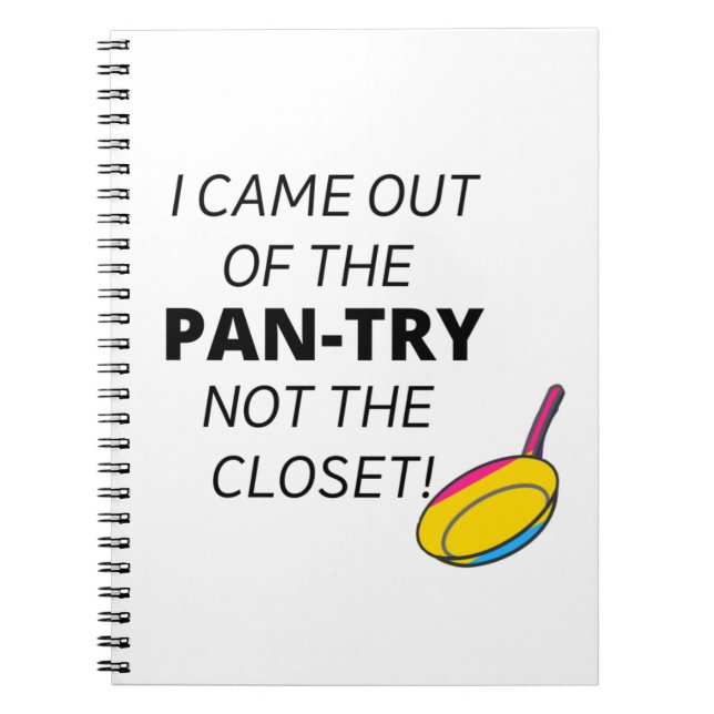 Jag kom ut från Pantry Anteckningsbok (Framsidan)