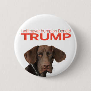 Jag kommer aldrig att fuska på Donald Trump! Knapp