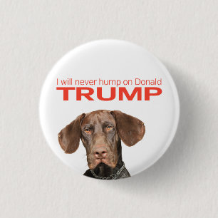 Jag kommer aldrig att fuska på Donald Trump! Knapp