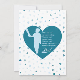 Jag kommer aldrig att glömma din guide. Min Pappa Inbjudningar