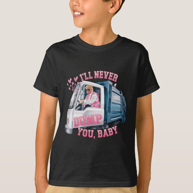 Jag kommer aldrig att slå dig t shirt (Framsida)