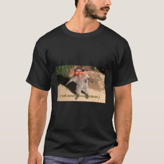 Jag kommer alltid att välja våldsspiral t shirt