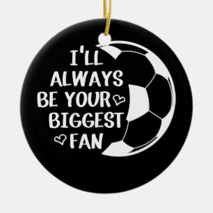 Jag kommer alltid att vara din största Fläkt-matar Julgransprydnad Keramik