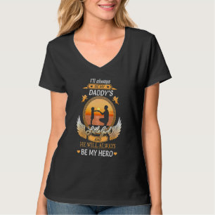 Jag kommer alltid att vara pappas flicka han komme t shirt