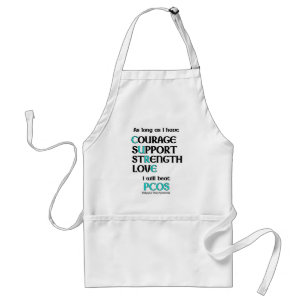 Jag kommer att besegra PCOS Förkläde