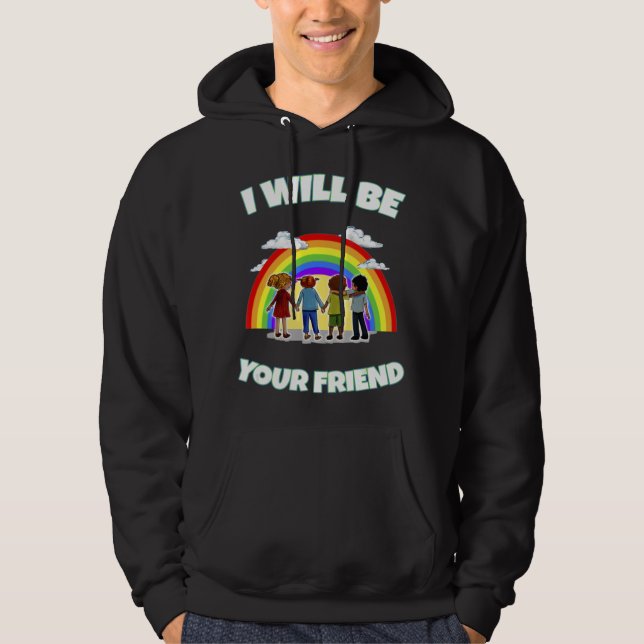 Jag kommer att bli din väninna barnbonde. hoodie (Framsida)