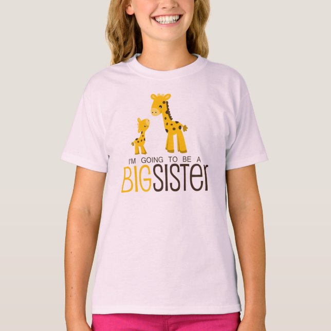 Jag kommer att bli en stor syster Shirt Tee (Framsida)