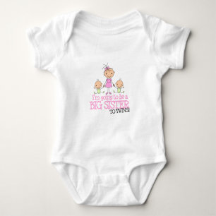 Jag kommer att bli en stor syster till TWILLINGAR T-shirt