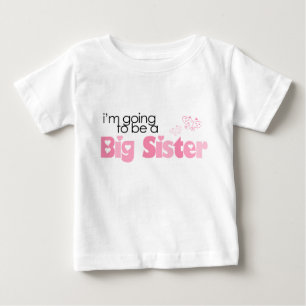 Jag kommer att bli en storasyster t-shirt