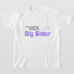 Jag kommer att bli en storasyster tee shirt<br><div class="desc">Jag kommer att bli en storasyster</div>