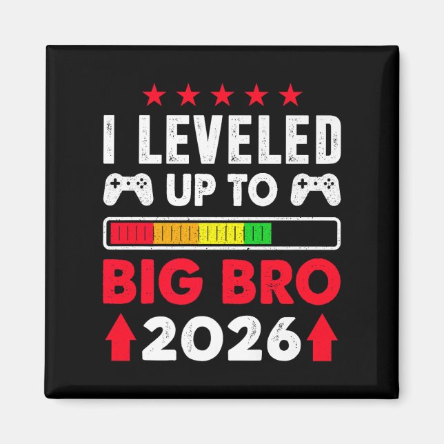 Jag kommer att bli en storebror 2026. magnet (Framsidan)