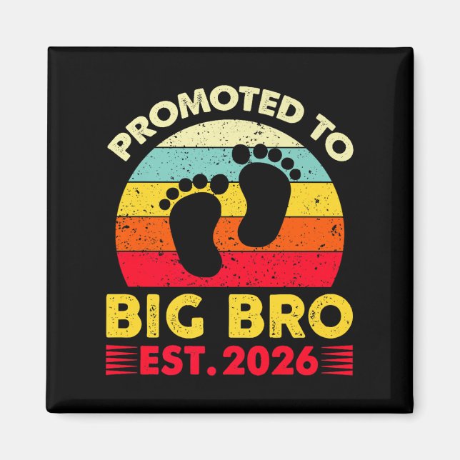 Jag kommer att bli en storebror 2026, som kommer a magnet (Framsidan)