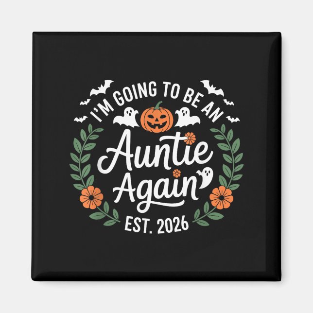 Jag kommer att bli faster igen rolig Halloween Magnet (Framsidan)