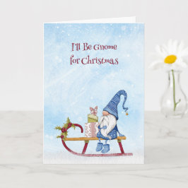 Jag kommer att bli jultomte till Anpassadet Kort