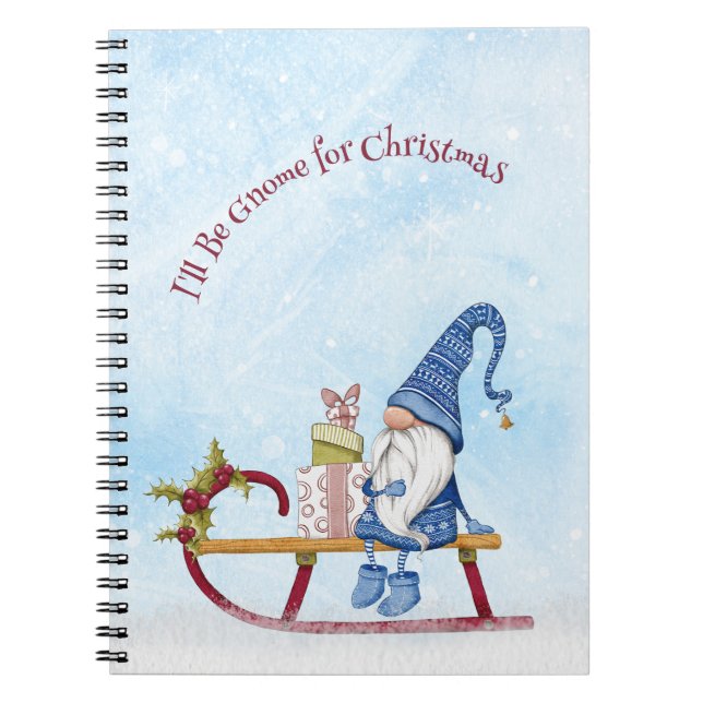 Jag kommer att bli jultomte till Helgdag Anteckningsbok (Framsidan)