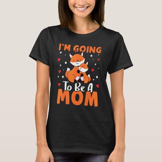 Jag kommer att bli mamma t shirt (Framsida)