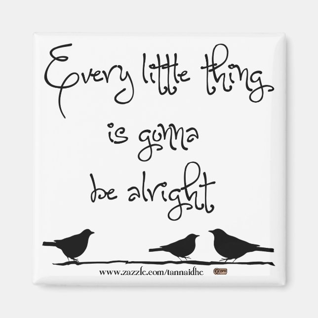 Jag kommer att bli okej magnet (Framsidan)