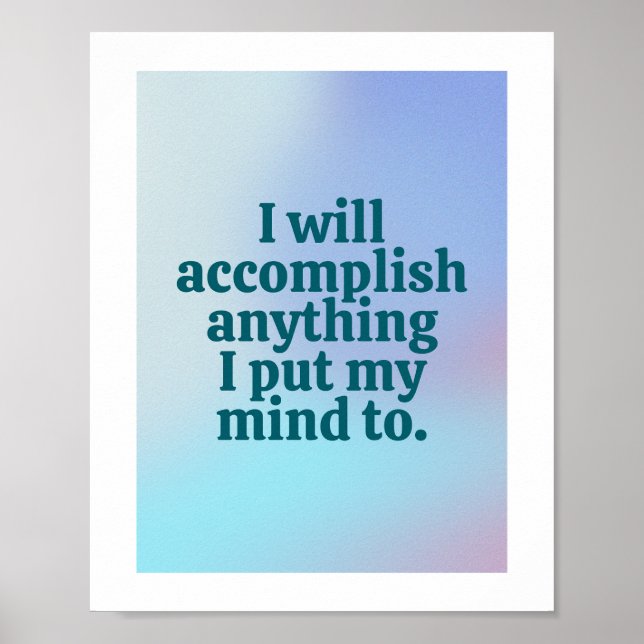 Jag kommer att följa all inspiration poster (Framsidan)