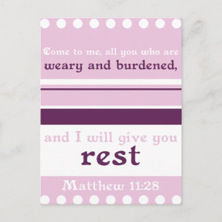 Jag kommer att Ge dig vila Vykort