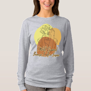 Jag kommer att lyckas eftersom jag är galen Boho L T Shirt