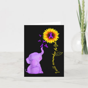 Jag kommer att minnas Solros Alzheimerheimer Kort