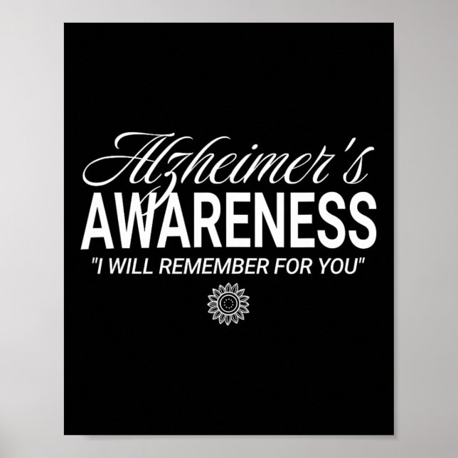 Jag kommer att minnas Solros Heimerheimer Poster (Framsidan)