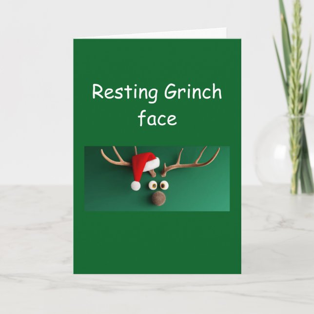 *JAG KOMMER ATT "MISSA DIG" PÅ CHRISTMAS!" HELGKORT (Framsida)
