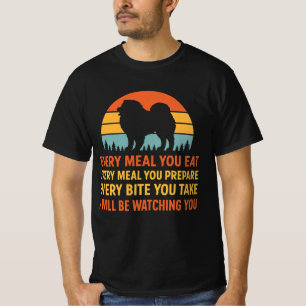 Jag kommer att se dig Chow Chow solnedgång T Shirt