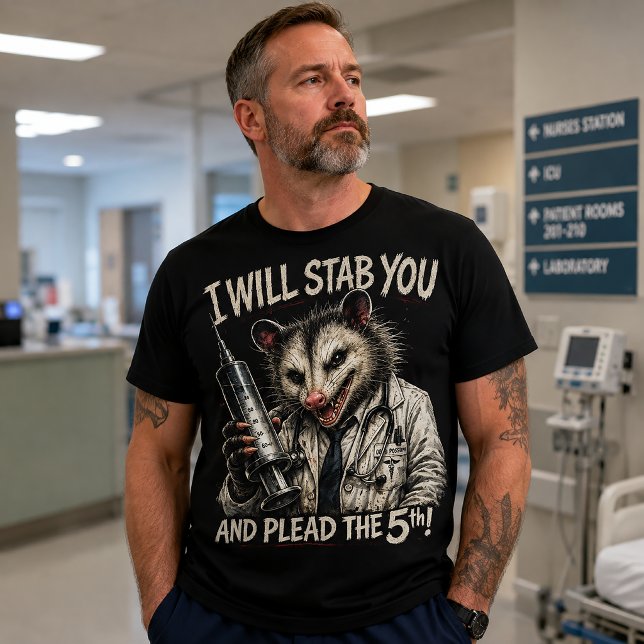 Jag kommer att sticka dig vildsint djur t shirt (Skapare uppladdad)