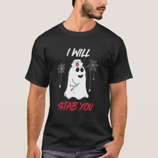 Jag kommer att stryka dig, Ghost Funny Halloween C T Shirt
