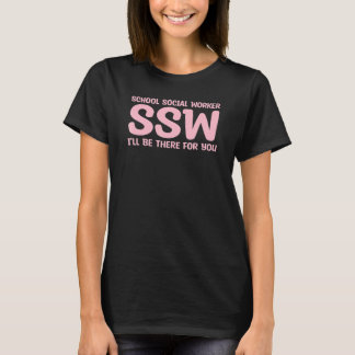 Jag kommer att vara där för dig Back to school Soc T Shirt
