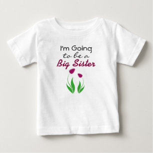 Jag kommer att vara en Big Sister-annonseringsklän T Shirt
