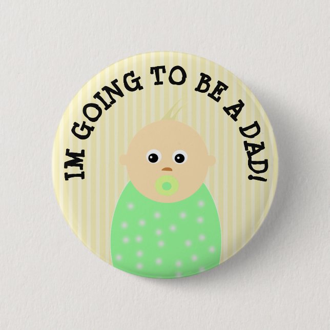 Jag kommer att vara en Pappa-knapp Knapp (Framsida)