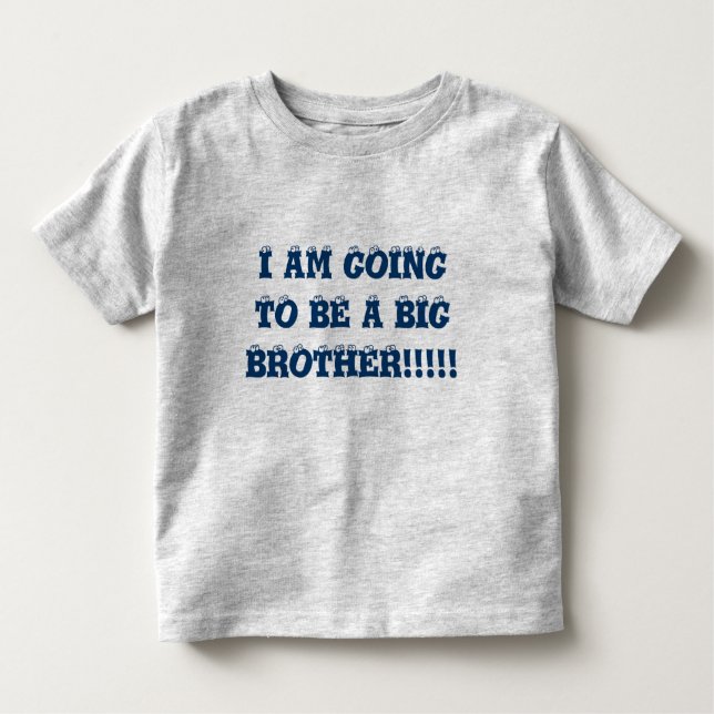 JAG KOMMER ATT VARA EN STOR BRODER T-SHIRT (Framsida)
