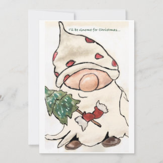 Jag kommer att vara god till jul julkort