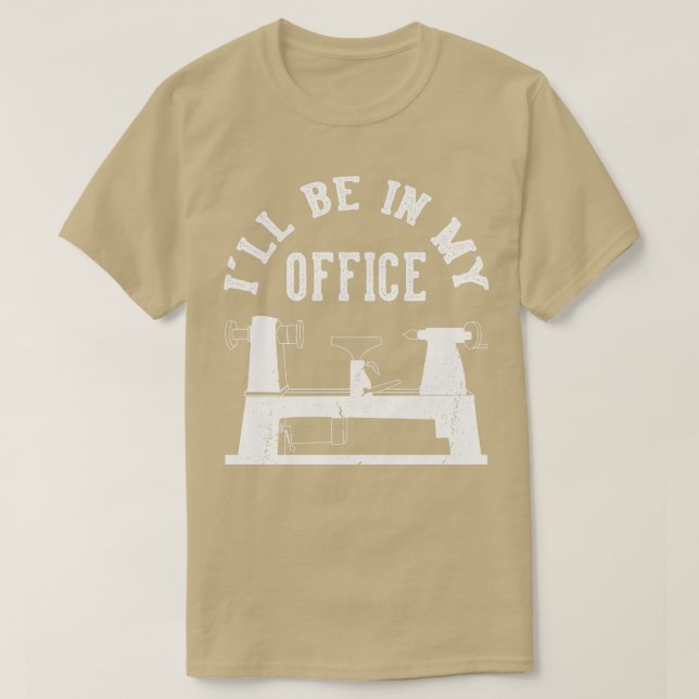 Jag kommer att vara i mitt kontor.. t shirt (Design framsida)