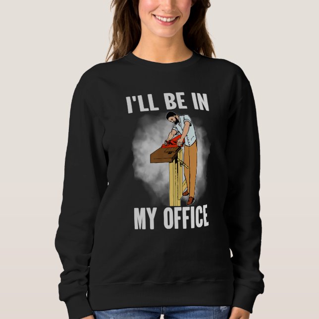 Jag kommer att vara i mitt kontor. t shirt (Framsida)