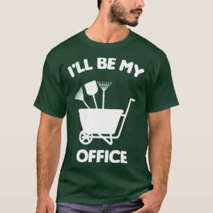 Jag kommer att vara på mitt kontor  Shirt Funny Ga T
