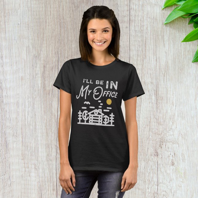 Jag kommer att vara på mitt kontor t shirt (Skapare uppladdad)