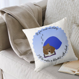 Jag kommer att vara under en filt med en bok kudde