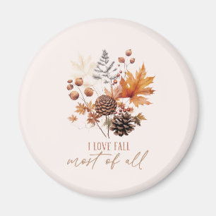 Jag kommer framför allt från Kärlek - Löv Foliage Magnet